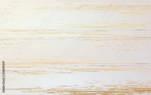 Realistic wooden background. Rustic backdrop, table or flooring surface made of timber planks. Vector natural material poster, banner design.