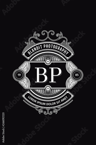 MONOGRAM LOGO PHOTOGRAPHY B-P