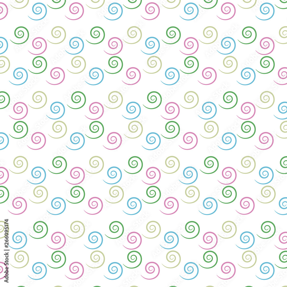 Abstract texture with many elements. Seamless pattern with decorative  circle elements. Endless linear round texture Template for design textile, backgrounds, wrapping paper