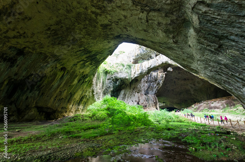 Fototapeta Naklejka Na Ścianę i Meble -  Devetashka cave, near Lovech, Bulgaria. Devetashka is one of the largest karst cave in Eastern Europe