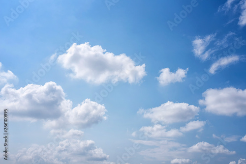 Blue sky with clouds