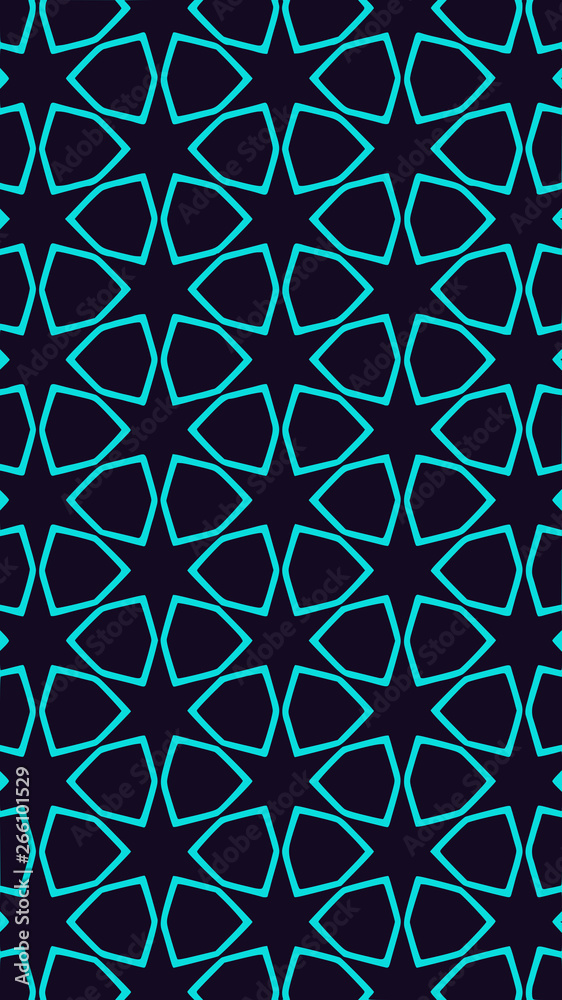 Ornate geometric pattern and two-tone abstract background Ornate geometric pattern and two-tone abstract background