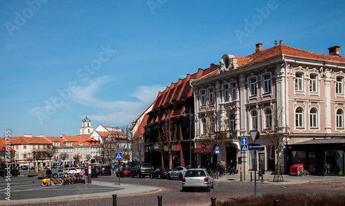 Town Hall Square in Vilnius,Lithuania