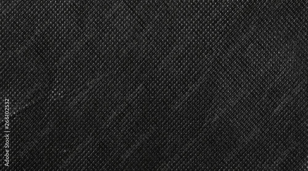 Texture Of Black Nylon Fabric Stock Photo - Download Image Now