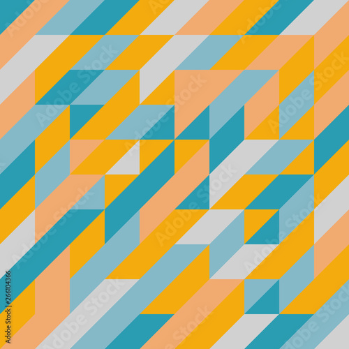 Colorful triangle geometric abstract background in vector