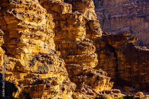 Landscapes Wadi Rum Desert in Jordan sand stone