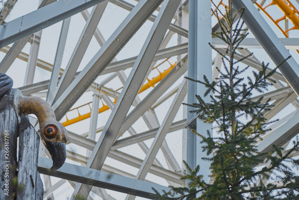 Fototapeta premium construction of modern building