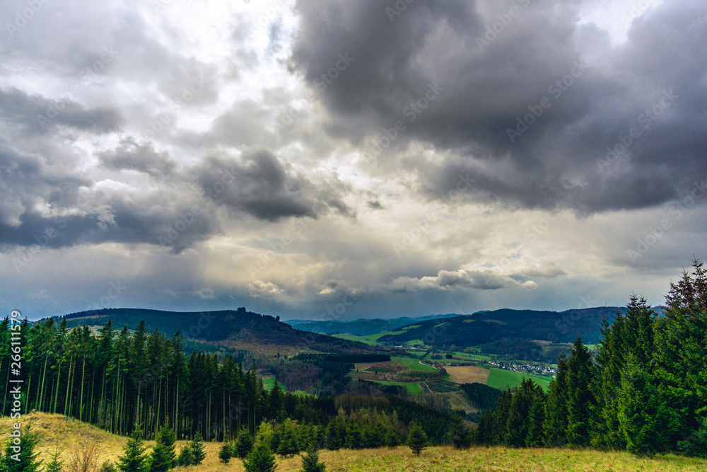 After the rain at germany sauerland