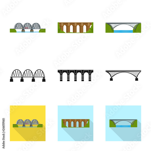 Vector design of connection and design logo. Set of connection and side vector icon for stock.