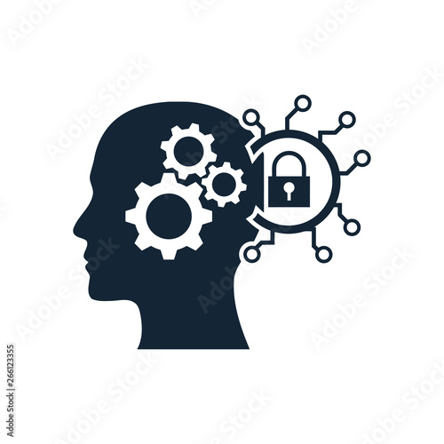 digital human head, brain, technology, head, memory, creative technology mind, artificial intelligence icon