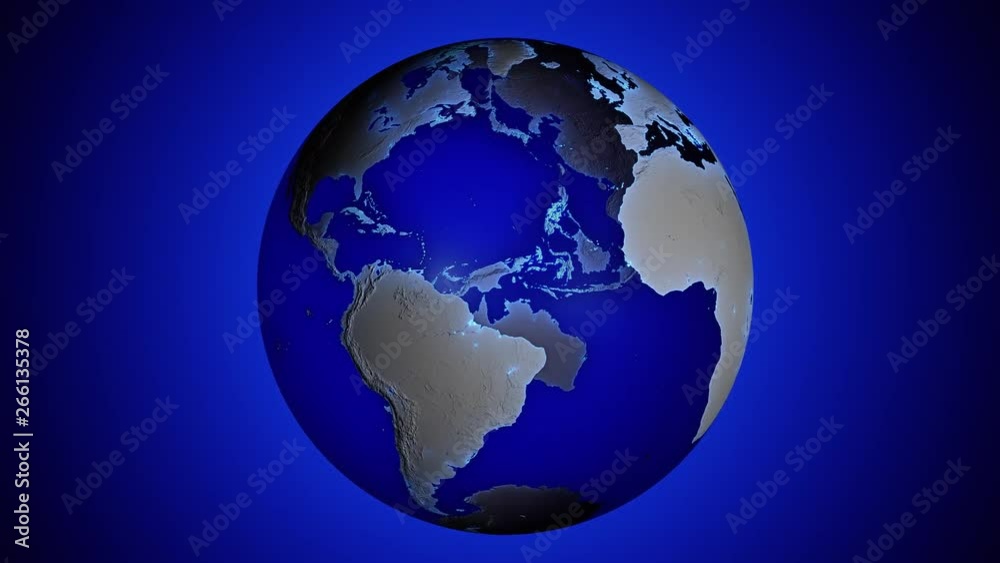 Blue transparent 3d animated earth showing the borders of the country Georgia including occupied areas and the capital Tbilisi in 4K resolution at daytime Blue transparent 3d animated earth showing the borders of the country Georgia including occupied areas and the capital Tbilisi in 4K resolution at daytime
