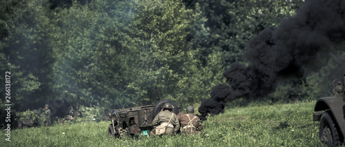 WWII inscenizacja wojna światowa poligon