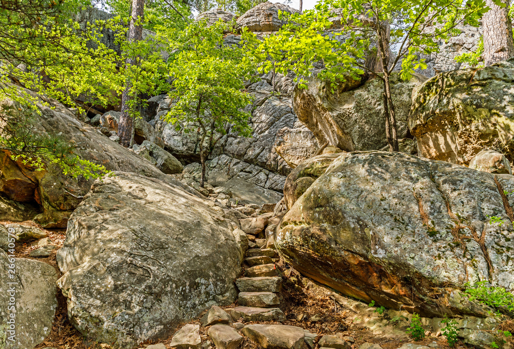 Robbers Cave State park in Oklahoma. Robbers Cave State park in Oklahoma.