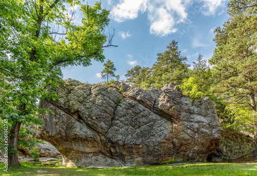 Canvas Print Robbers Cave State park in  Oklahoma.