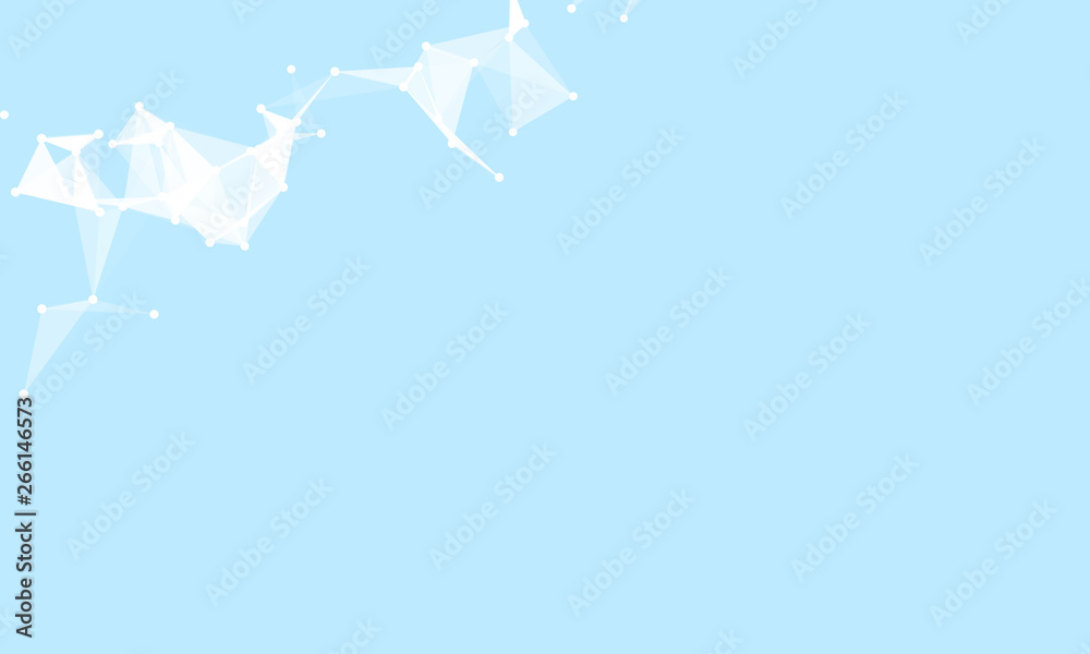 Abstract futuristic background with dots and lines. Vector illustration. Scientific and technological concept, molecular particles and atoms. Big data digital. Polygonal structure. Abstract futuristic background with dots and lines. Vector illustration. Scientific and technological concept, molecular particles and atoms. Big data digital. Polygonal structure.