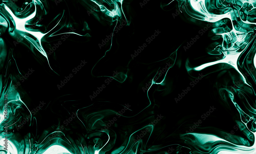 Obraz premium Abstract liquid background. Digital art abstract pattern.