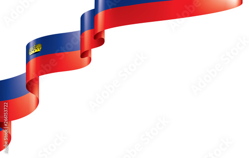 liechtenstein flag, vector illustration on a white background.