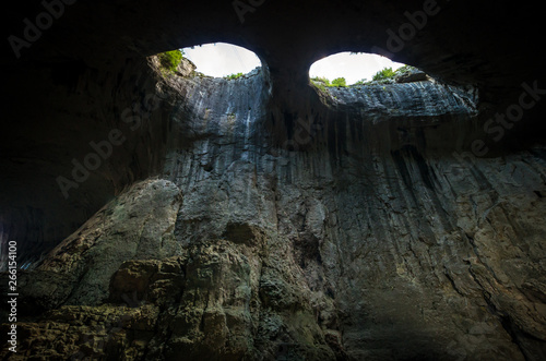 Canvas Print Prohodna cave, Bulgaria