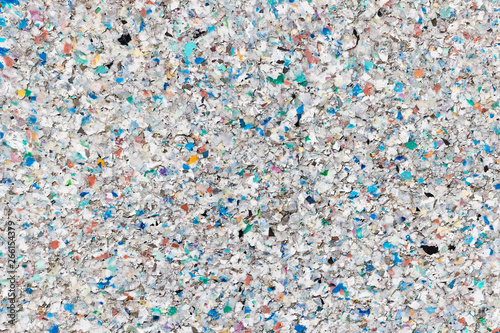 Verwittertes Recycling-Plastik