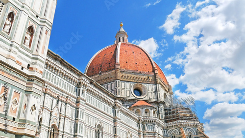 Bild auf Leinwand Florence Duomo, beautiful view of Basilica di Santa Maria del Fiore, Florence, I