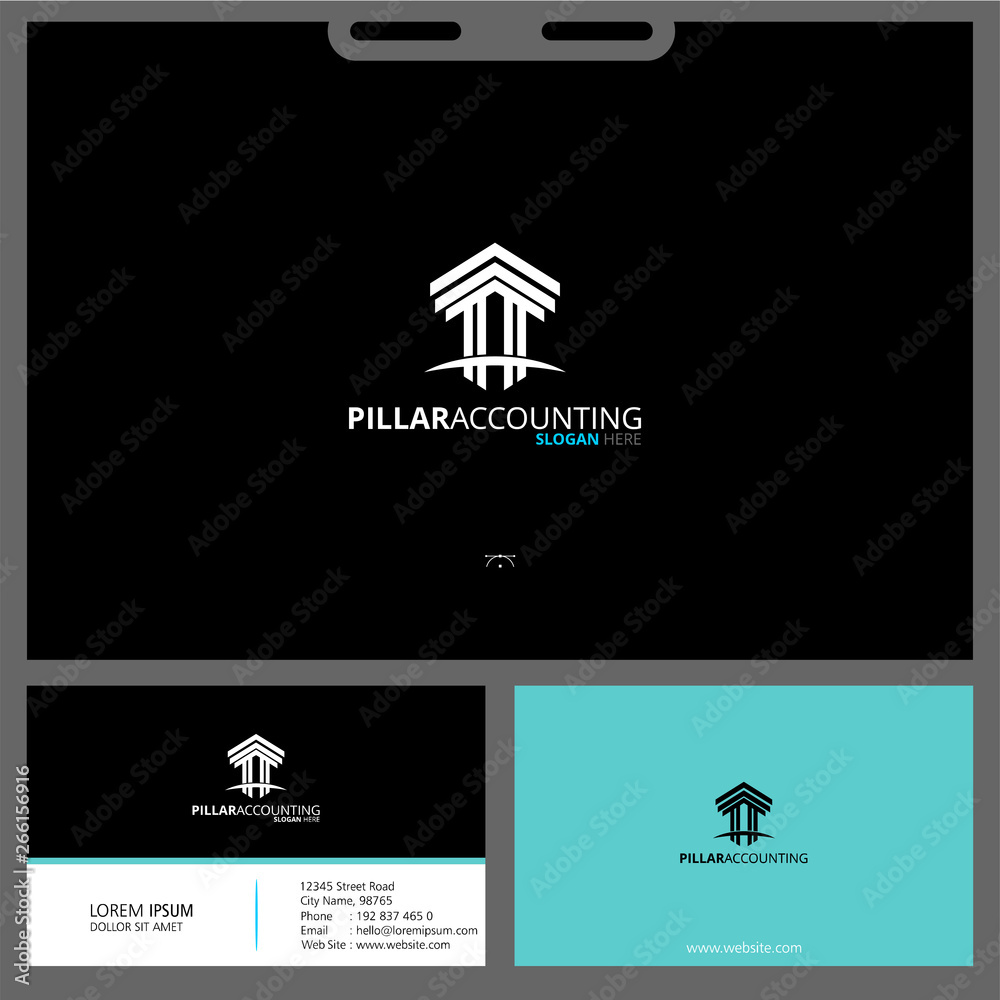 banking bussines accounting or money management business logo concept banking bussines accounting or money management business logo concept