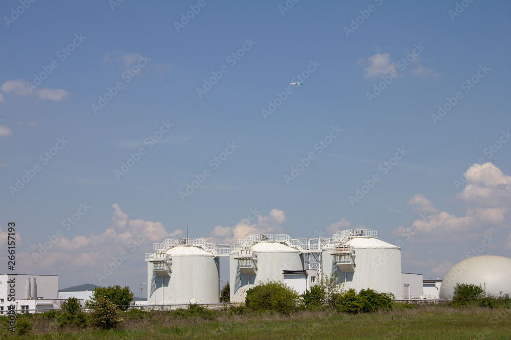 Fototapeta premium Sewage treatment plants