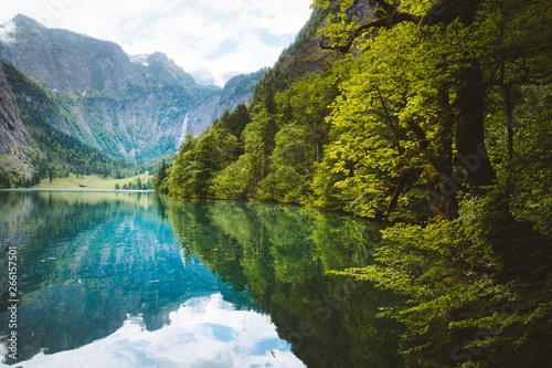 Scenic Lake Obersee in summer, Bavaria, Germany © JFL Photography