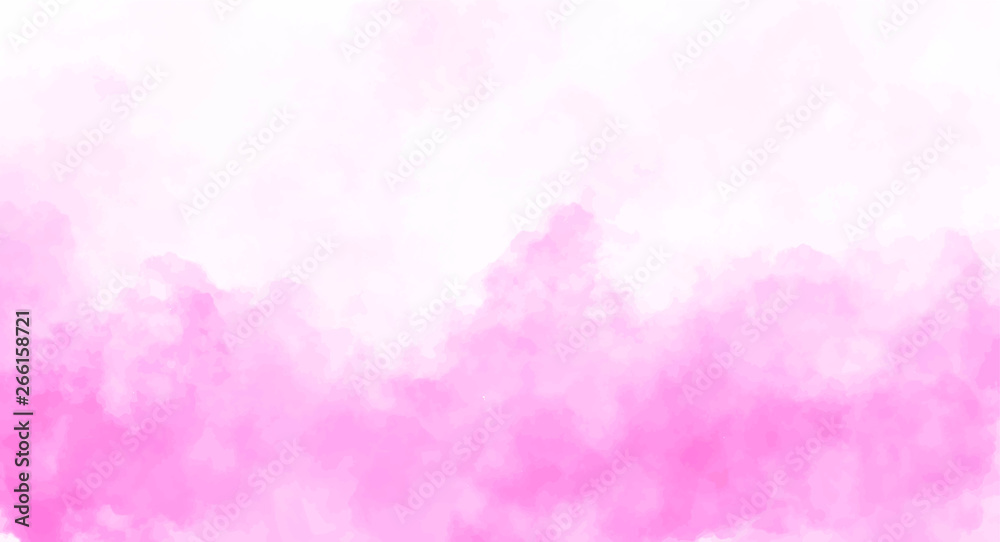 Abstract pink watercolor background for your design, watercolor background concept, vector.