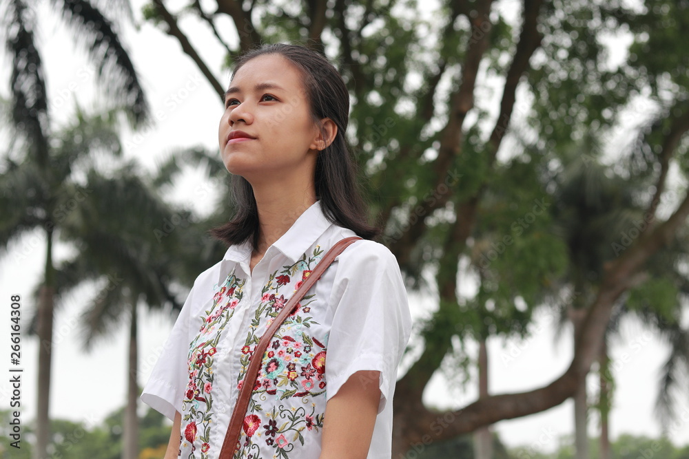 portrait of young woman in Vietnam portrait of young woman in Vietnam