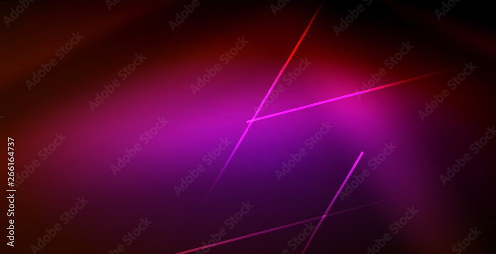 Neon glowing wave, magic energy and light motion background Neon glowing wave, magic energy and light motion background