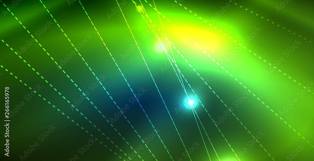 Color neon lights with waves abstract background Color neon lights with waves abstract background