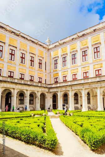 Patio of the National Palace of Mafra, Portugal © Nikolai Korzhov