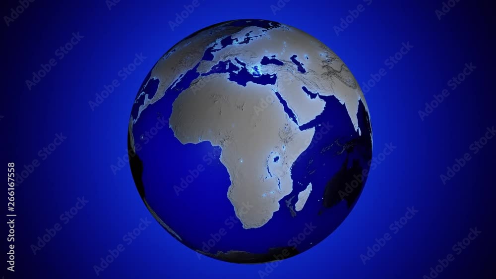 Blue transparent 3d animated earth showing the borders of the country Laos and the capital Vientiane in 4K resolution at daytime Blue transparent 3d animated earth showing the borders of the country Laos and the capital Vientiane in 4K resolution at daytime