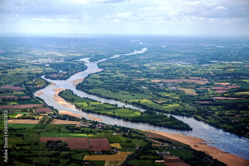 loire river close to Angers photo