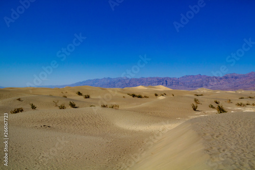 Sand Dunes, Mysterious and Amazing Landscape in Death Valley, California