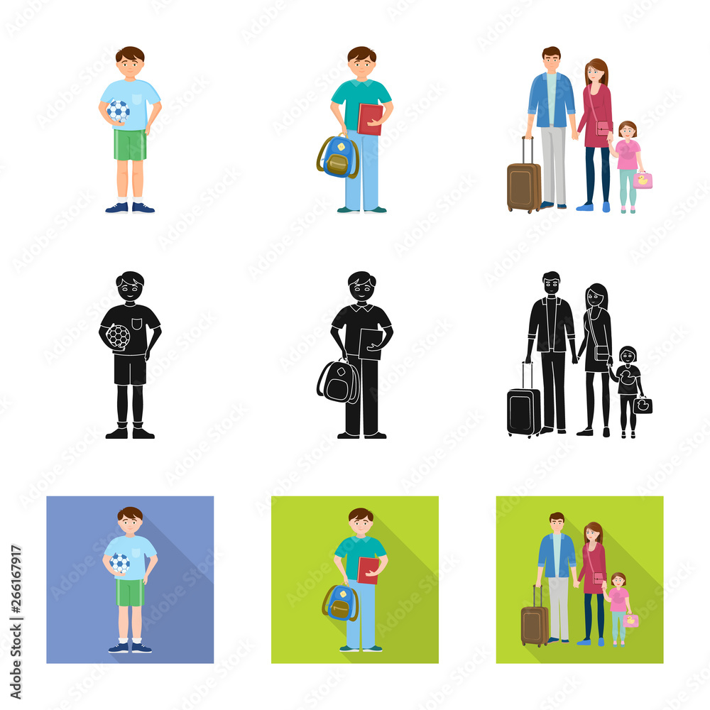 Vector design of character and avatar logo. Collection of character and portrait vector icon for stock. Vector design of character and avatar logo. Collection of character and portrait vector icon for stock.