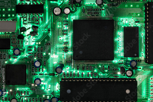 Quadro em tela Circuit boards in electronic products