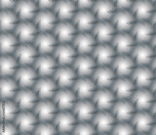 Polygons background. Hexagons, figures ornament. Simple shapes wallpaper. Mosaics motif. Geometrical backdrop. Digital paper, web designing, textile print. Seamles pattern.