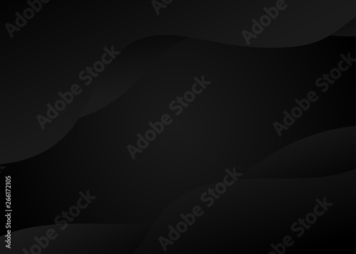 Abstract curve vector black background