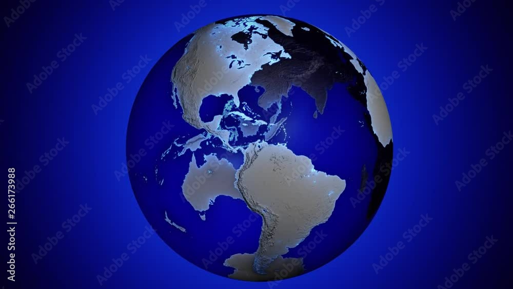 Blue transparent 3d animated earth showing the borders of the country Lithuania and the capital Vilnius in 4K resolution at daytime Blue transparent 3d animated earth showing the borders of the country Lithuania and the capital Vilnius in 4K resolution at daytime