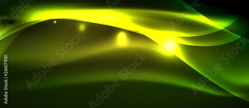 Neon light waves