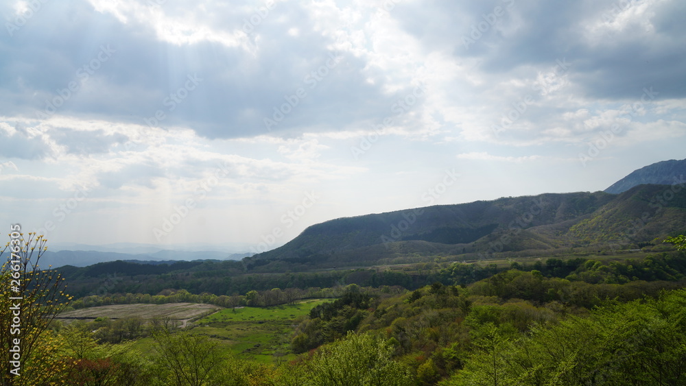 山間ののどかな風景 山間ののどかな風景
