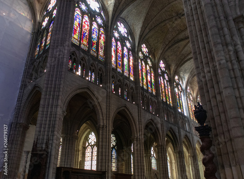 Saint Denis gothic cathedral