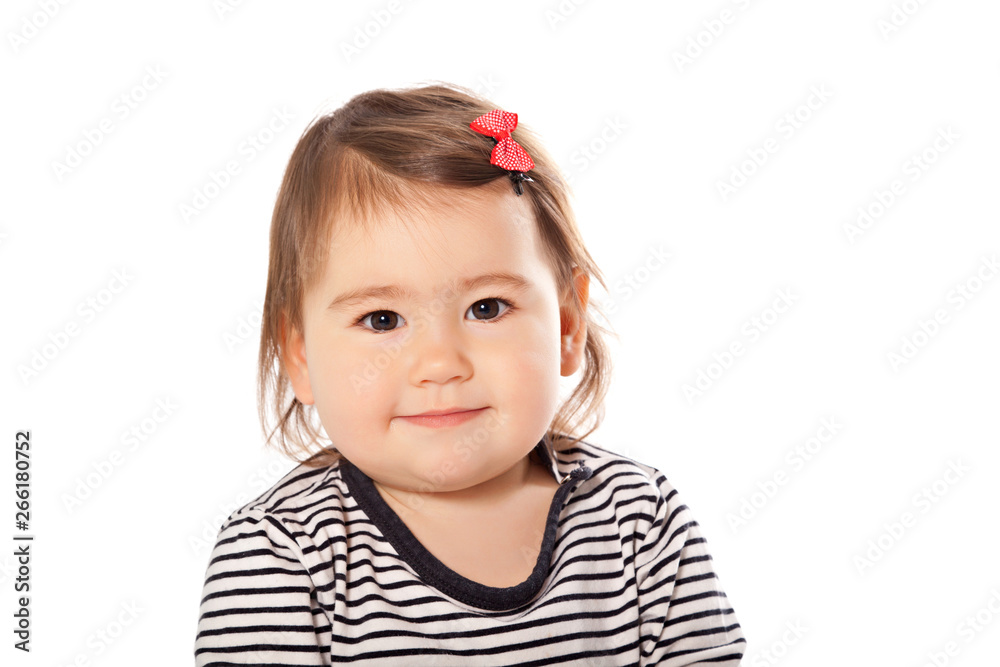 Porprair of adorable baby girl Porprair of adorable baby girl
