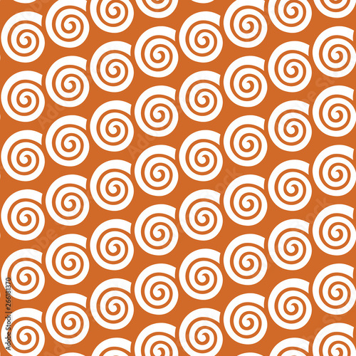 Greece vintage ethnic seamless pattern with swirls. Folk abstract repeating background texture