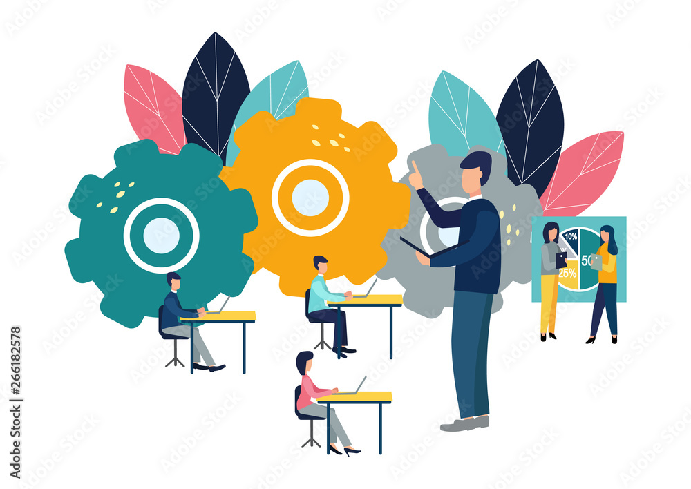 Team Training Vector