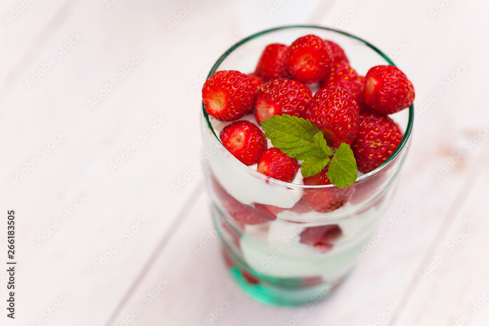 Stawberries dessert Stawberries dessert