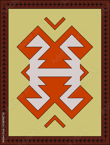 Beautiful Ancient Mesopotamia Patterns earth colored schema