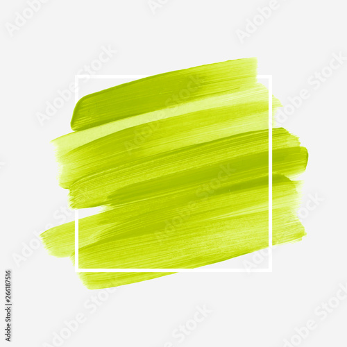 Logo brush painted watercolor background vector. Perfect design for headline and sale banner. 