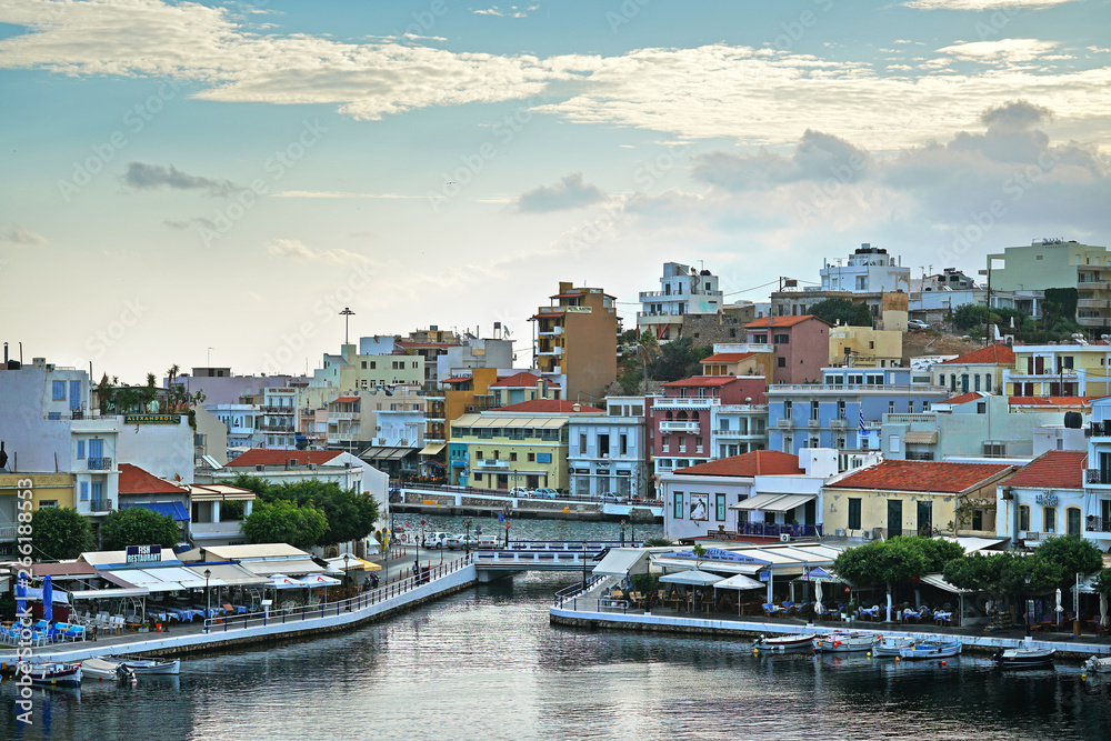 Panoramic view of Agios Nikolaos City